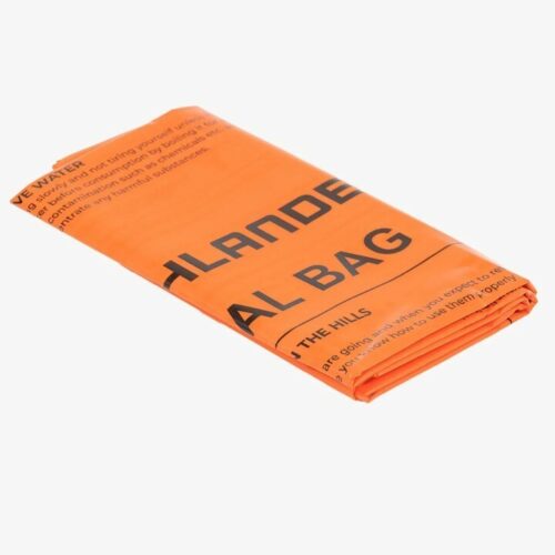 HIGHLANDER EMERGENCY SURVIVAL BAG FIRST AID BIVI PROTECTION SHELTER ORANGE