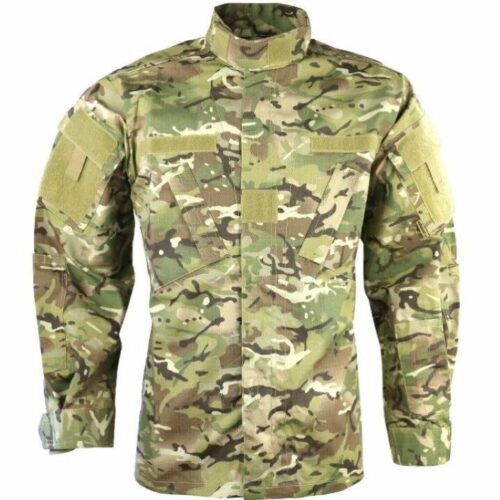 ACU Combat Camo Shirt Mens Tactical Lightweight Ripstop Jacket BTP Camouflage