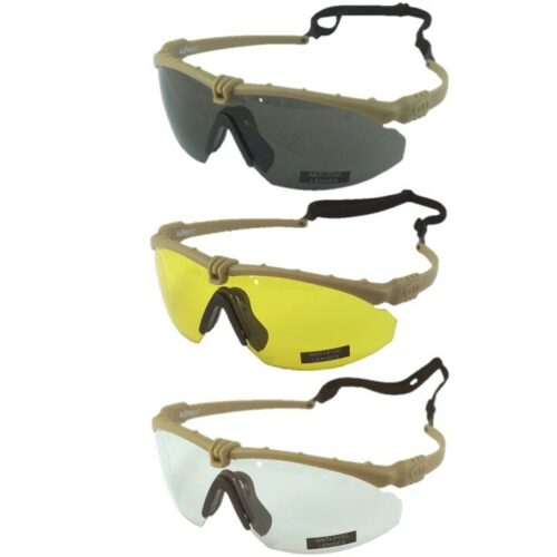 Ranger Glasses Coyote Frame Tactical Sports Eye Protection UV400 Cycling Outdoor