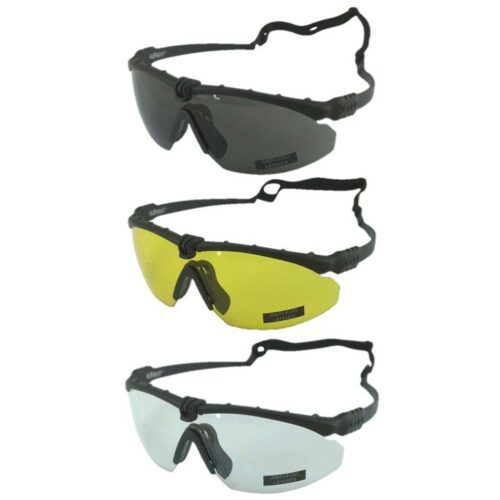 Ranger Glasses Black Frame Tactical Sports Eye Protection UV400 Cycling Outdoors