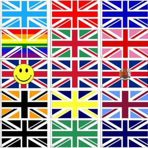 5ft x 3FT Large Union Jack Flag Great Britain Fabric Polyester British VE DAY UK