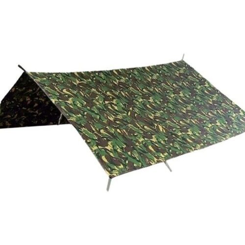 BRITISH ARMY WATERPROOF BASHA SHEET DPM CAMOUFLAGE BIVVY ISSUED SURPLUS