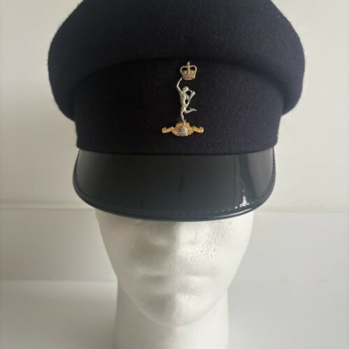 British Army Ladies Peak Cap Hat 54cm Royal Signals No1 No2 Dress Uniform (1B)