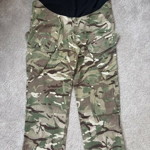 British Army Maternity Trousers MTP Camo PCS 75/72/88 28 inch Waist Womens (1V)