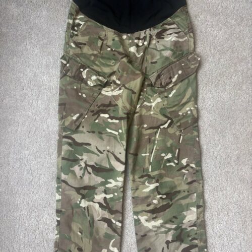 British Army Maternity Trousers MTP Camo PCS 75/72/88 28 inch Waist Womens (2F)