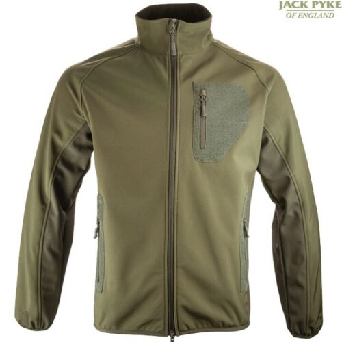 JACK PYKE WEARDALE SOFTSHELL JACKET MENS S-3XL WATER RESISTANT HUNTING COAT