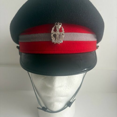 British Army Womens Peak Cap Hat 57cm QARANC No1 No2 Dress Uniform Military (1I)