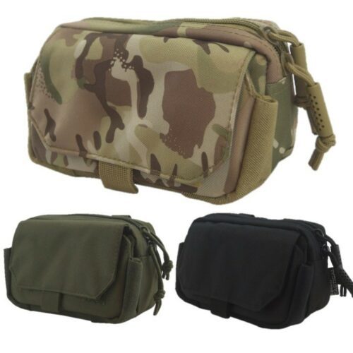 Phone Utilty Pouch Fits Most Phones & Tech Tactical Army Webbing Molle Camo