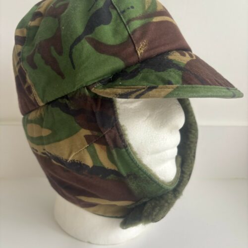 British Army Cold Weather Hat Size Large DPM Camouflage Falklands Genuine Issue