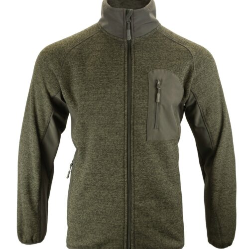 JACK PYKE WEARDALE GREEN KNITTED JACKET MENS S-3XL THERMAL KNIT FLEECE HUNTING