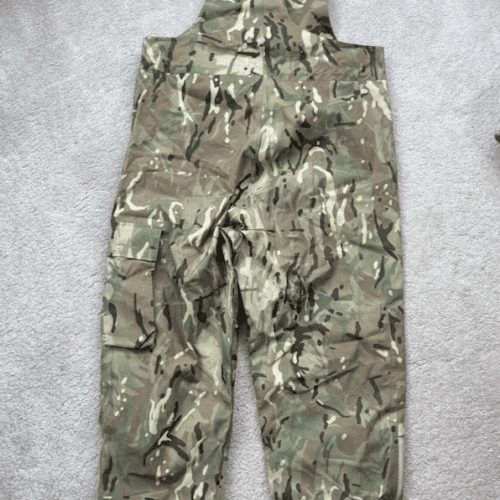 British Army Petroleum Protective Salopettes MTP Camo 80/96/112 Waterproof Issue