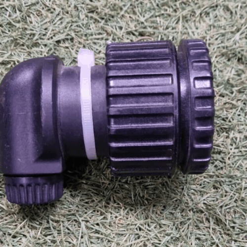 BRITISH ARMY 240VOLT AC 90° GENERATOR PLUG GRADE 1 SURPLUS TRAILER (B7)