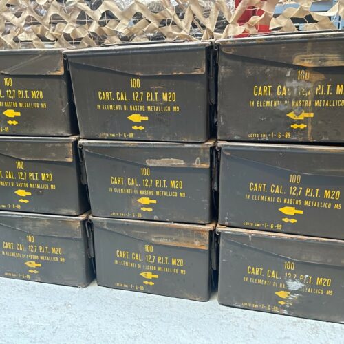 MILITARY ARMY 50 CAL AMMO BOX 5.56 METAL STORAGE CONTAINER TOOL BOX GRADE 1