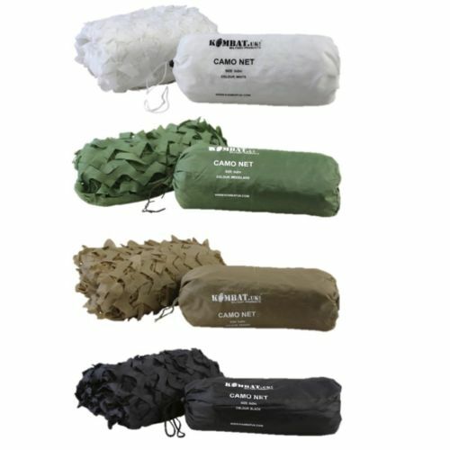 ARMY SNIPER CAMO NET 3M X 2M KIDS HIDING DEN NETTING HUNTING WHITE SNOW DESERT
