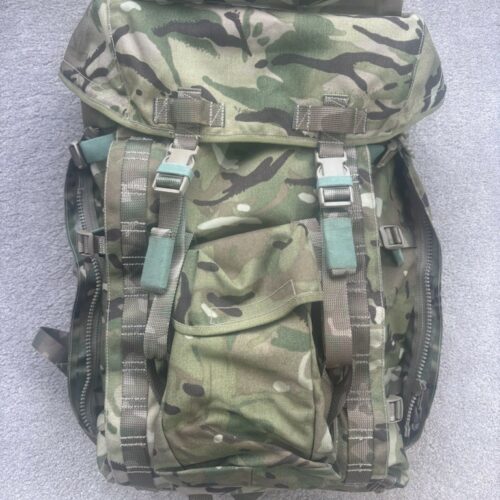 British Army MTP Camo Bergen Long Back Infantry Rucksack Camouflage Military
