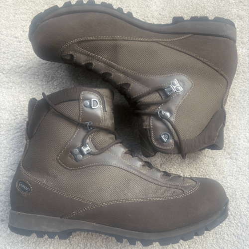 British Army AKU Brown Combat Boots Mens UK Size 10 M Military Issued Surplus
