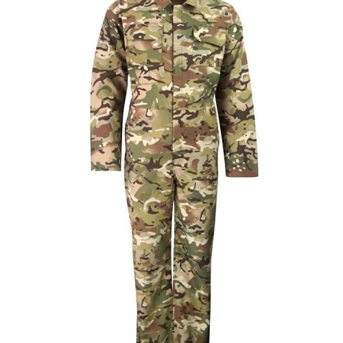 Kids Army Camo Overalls BTP Camouflage Coveralls Tank Suit BOYS GIRLS COSTUME