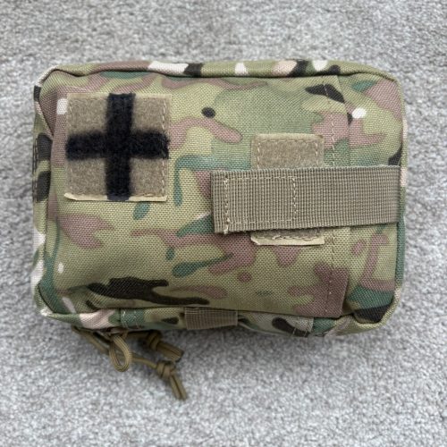 Army Camouflage Medical Molle Pouch + Kit Webbing