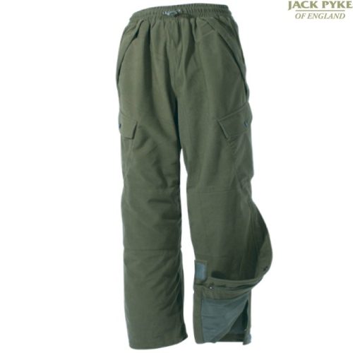JACK PYKE HUNTERS TROUSERS Mens S-2XL STEALTH WATERPROOF SILENT HUNTING GREEN