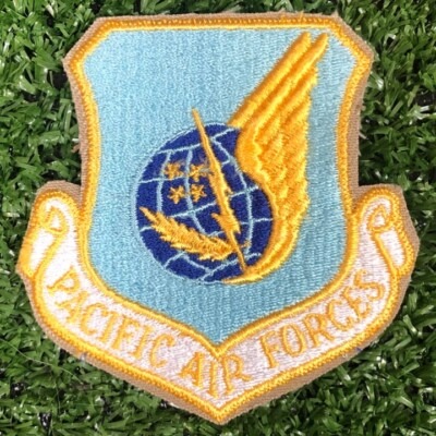 BRAND NEW US ARMY CLOTH TRF BADGE USA PACIFIC AIR FORCES AMERICAN AIRFORCE