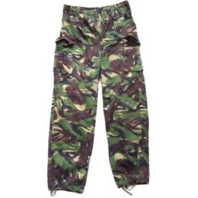 BRITISH ARMY SURPLUS HEAVYWEIGHT TEMPERATE TROUSERS DPM CAMOUFLAGE FISHING