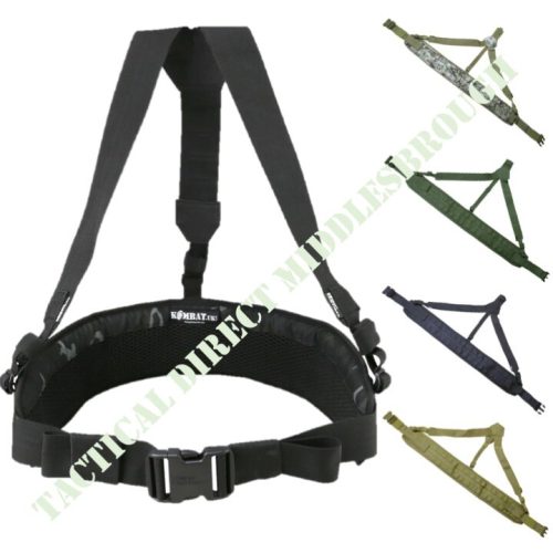 MILITARY ARMY GUARDIAN BATTLE SYSTEM MOLLE AIRBORNE WEBBING BELT YOKE SET MTP