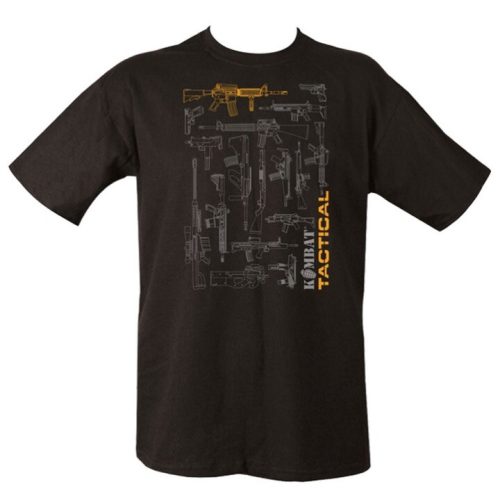 TACTICAL GUN BLUEPRINT T-SHIRT MENS S-2XL 100% COTTON SNIPER WEAPONS OVERVIEW