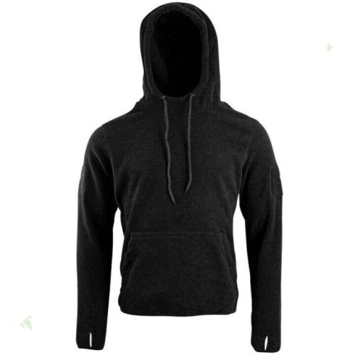 CLEARANCE! TACTICAL WARRIOR FLEECE HOODIE MENS S-3XL THERMAL TOP ARMY Black