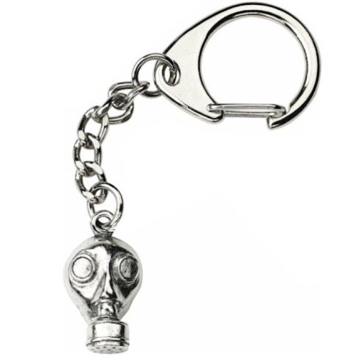 WORLD WAR 1 GAS MASK KEYRING WW1 BRITISH ARMY RAF MILITARY GIFT COLLECTORS CBRN