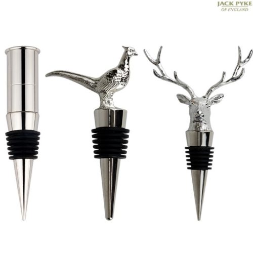 JACK PYKE GIFT BOXED WINE STOPPER PHEASANT STAG CARTRIDGE COUNTRYMAN HUNTING