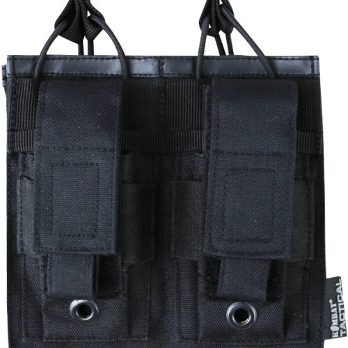 TACTICAL DOUBLE ALPHA MAG POUCH WITH PISTOL MAG PAINTBALLING ARMY MTP WEBBING