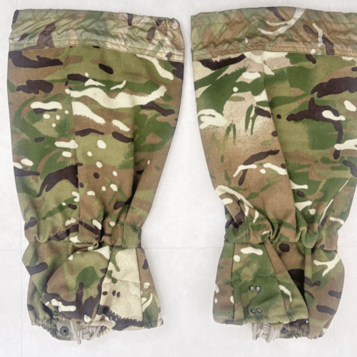 British Army Leg Gaiters MK2 Standard UK 4-12 MTP Camo Genuine Surplus (3H)