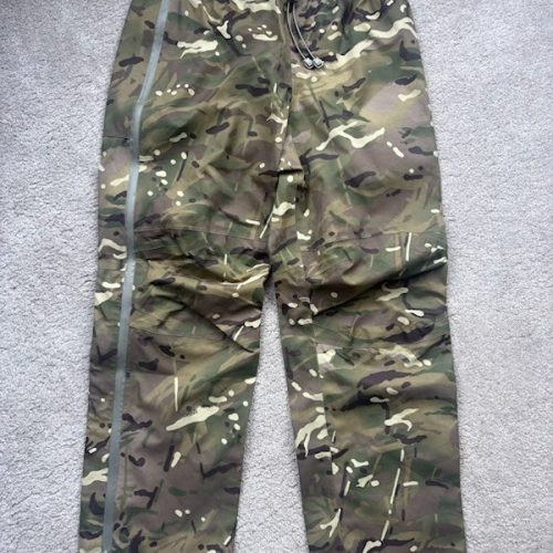 British Army MTP MVP OAV Waterproof Camo Over Trousers Pants Size Large - NEW