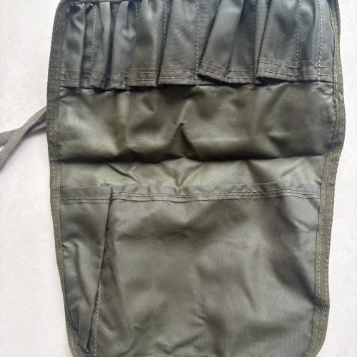 British Army Green Rifle Small Arms Maintenance Cleaning Kit Tool Roll Pouch (B5