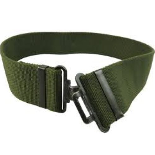 BRITISH ARMY ISSUED S95 WORKING DRESS CANVAS BELT 28"-48" GREEN CADET BRAND NEW