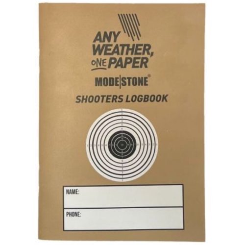 MODESTONE SHOOTERS LOGBOOK NOTEPAD A6 WATERPROOF PAPER | POCKET SIZE NOTEBOOK