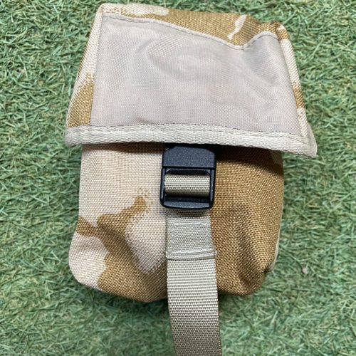 BRITISH ARMY Medical Pouch POUCH Desert Camouflage Webbing Issued Surplus B12
