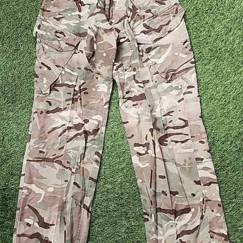 BRITISH ARMY ISSUED MTP PCS TROUSERS 30"W 30'L GRADE 2 MISSING BUTTON (B2)