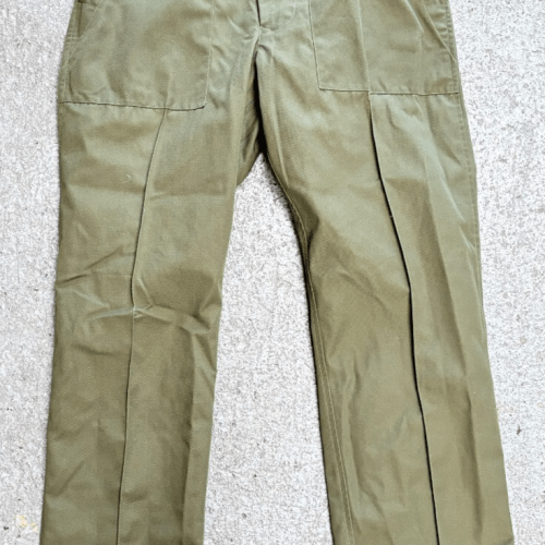 BRITISH ARMY ISSUED GREEN LIGHTWEIGHT TROUSERS 75/76/92 GRADE 1 CADET (B3)