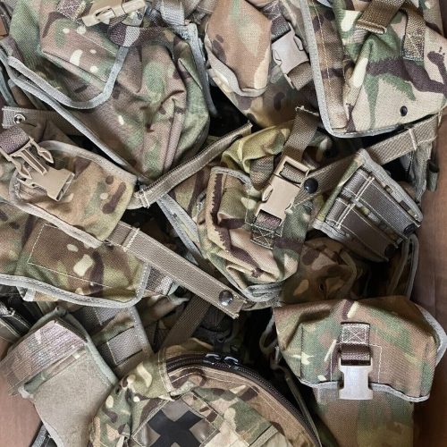 British Army Osprey Kit Pouch Water Bottle Utility Ammo MTP Camo Webbing B13