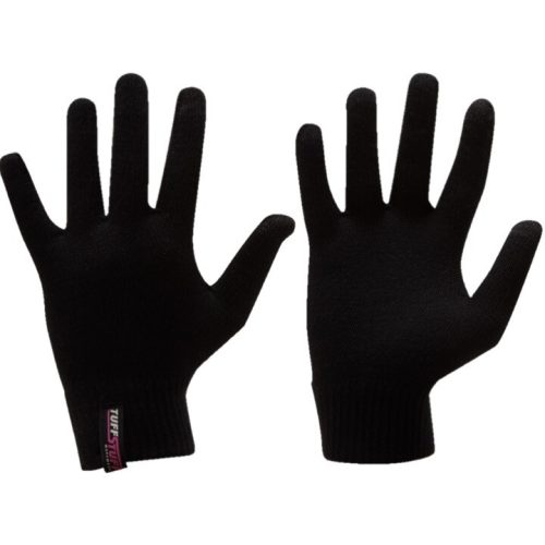 TUFFSTUFF Touch Screen Gloves Stretch Fit Lightweight Breathable Black Workwear