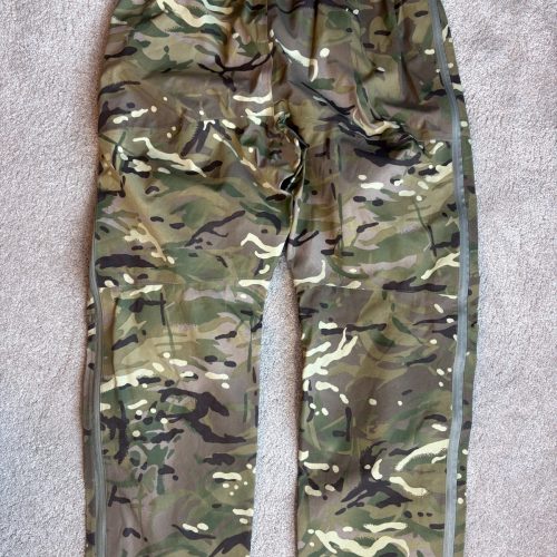 British Army MTP MVP OAV Waterproof Camo Over Trousers Pants Size Large - NEW