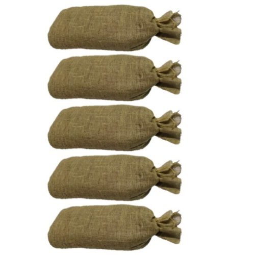 x4 British Army Hessian Sandbags Rot Proof Flood Defence Survival Military