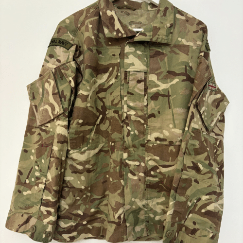 British Royal Navy Combat Jacket Warm Weather Shirt 170/88 MTP Camo Army (1D)