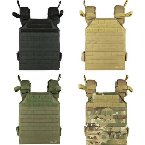 VIPER TACTICAL ELITE CARRIER LIGHTWEIGHT PADDED PLATE CARRYING VEST AIRSOFT CAMO