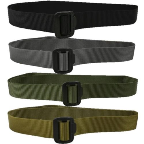 MILITARY TACTICAL WEBBING FAST BELT EXTREMELY TOUGH GREEN BLACK MENS ARMY POLICE