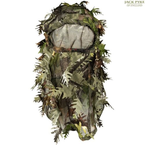 JACK PYKE LLCS 3D BALACLAVA GHILLIE CONCEALMENT FACE COVER ENGLISH CAMO HUNTING