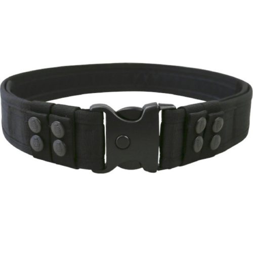 SECURITY PATROL BELT MENS UP TO 44" BLACK MOLLE WAISTBAND POLICE GUARD WORKWEAR
