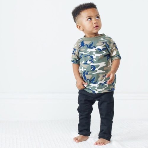 BABY TODDLER ARMY T-SHIRT 0-3M 5-6YR SUPER SOFT COTTON CAMOUFLAGE TOP BOYS KIDS
