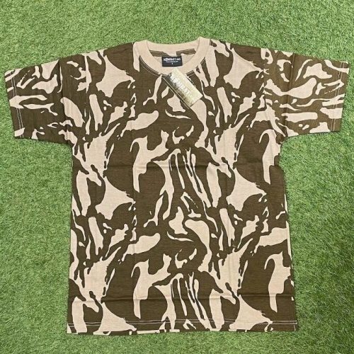 Mens Army Desert Camo T-Shirt Military Sand Camouflage Top
